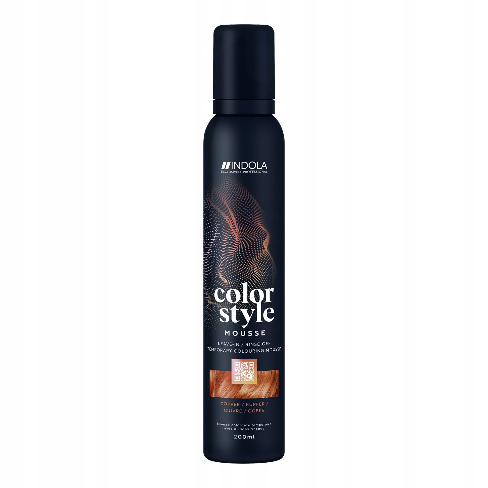 Indola Color Style Mousse 200 ML Měď