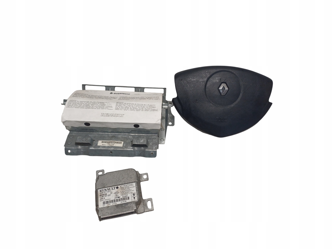RENAULT CLIO 2 II LIFT 03- ZESTAW AIRBAG 8200277317 8200236060