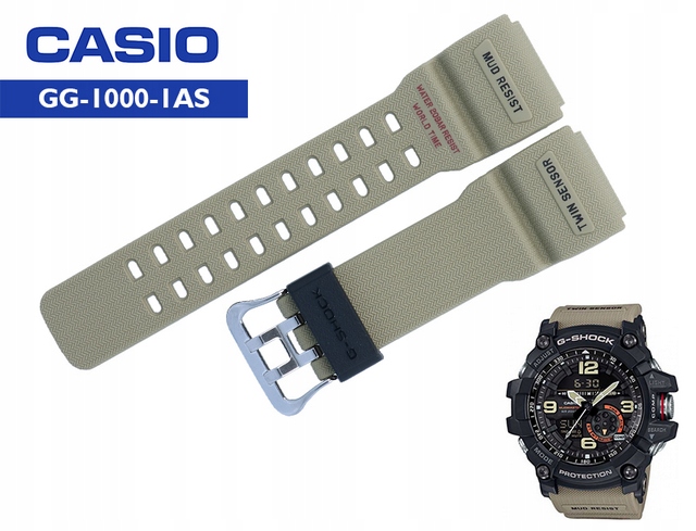 Originální sada Casio Pásek Bezel olivový/černý GG-1000