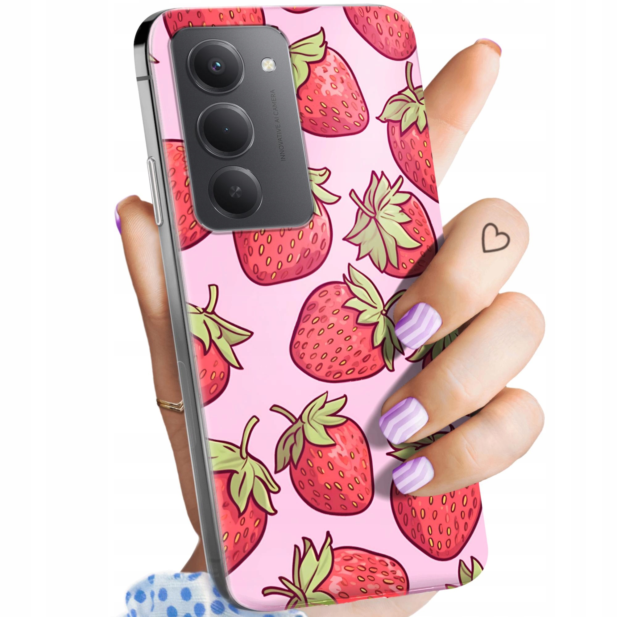 Etui Do Xiaomi Redmi 15 15 5G Truskawki Poziomki Owoce Obudowa Case