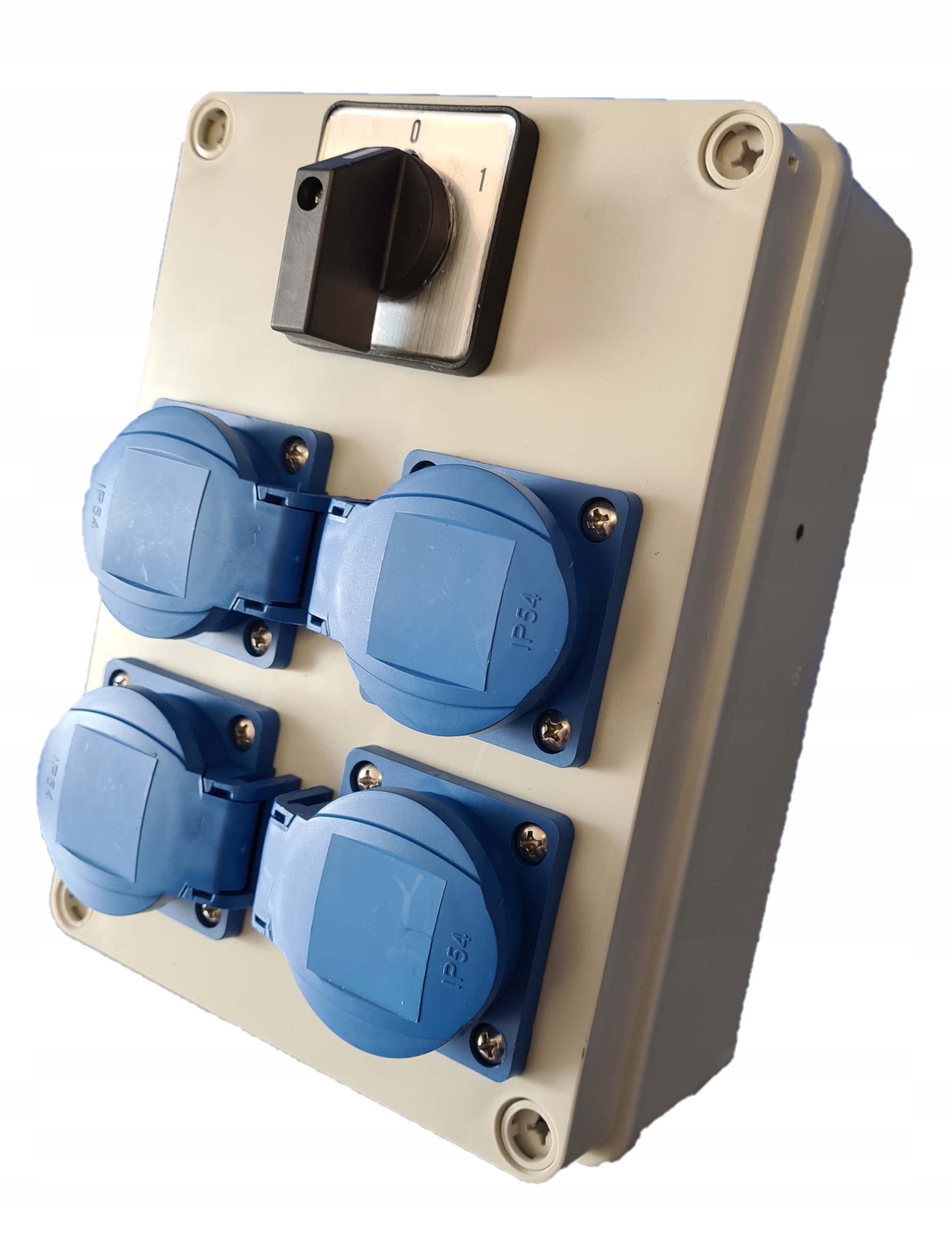 

Rozdzielnica budowlana 4x230V wył. 0-1 IP54