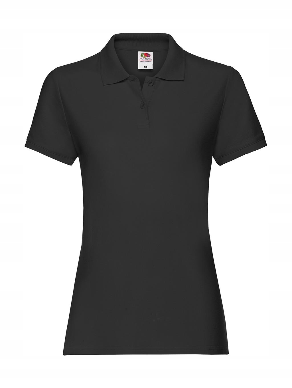 

Fruit Slim Damska koszulka polo Premium bla XL