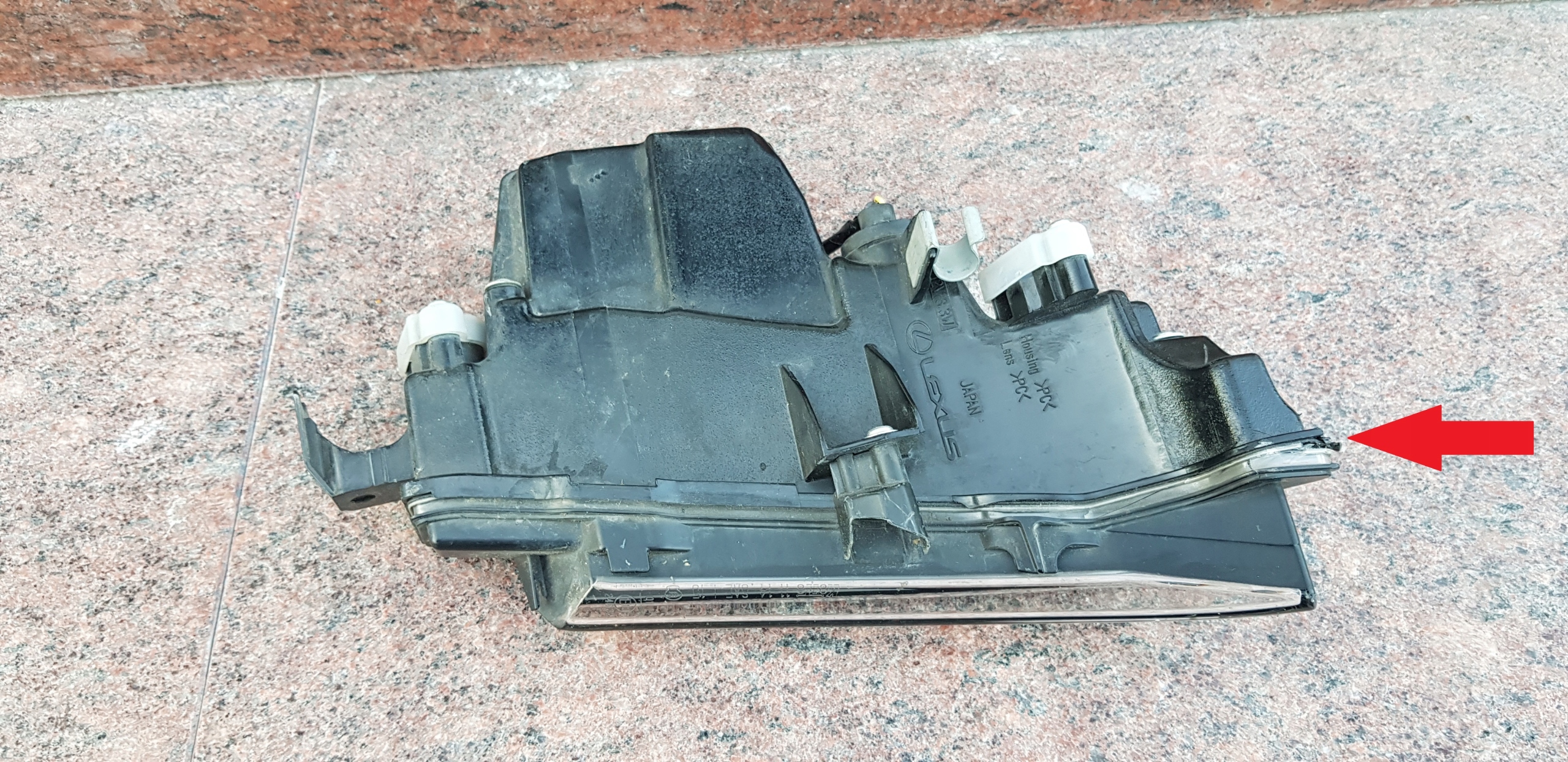 lexus LS 500 дневные ГАЛОГЕН led левый