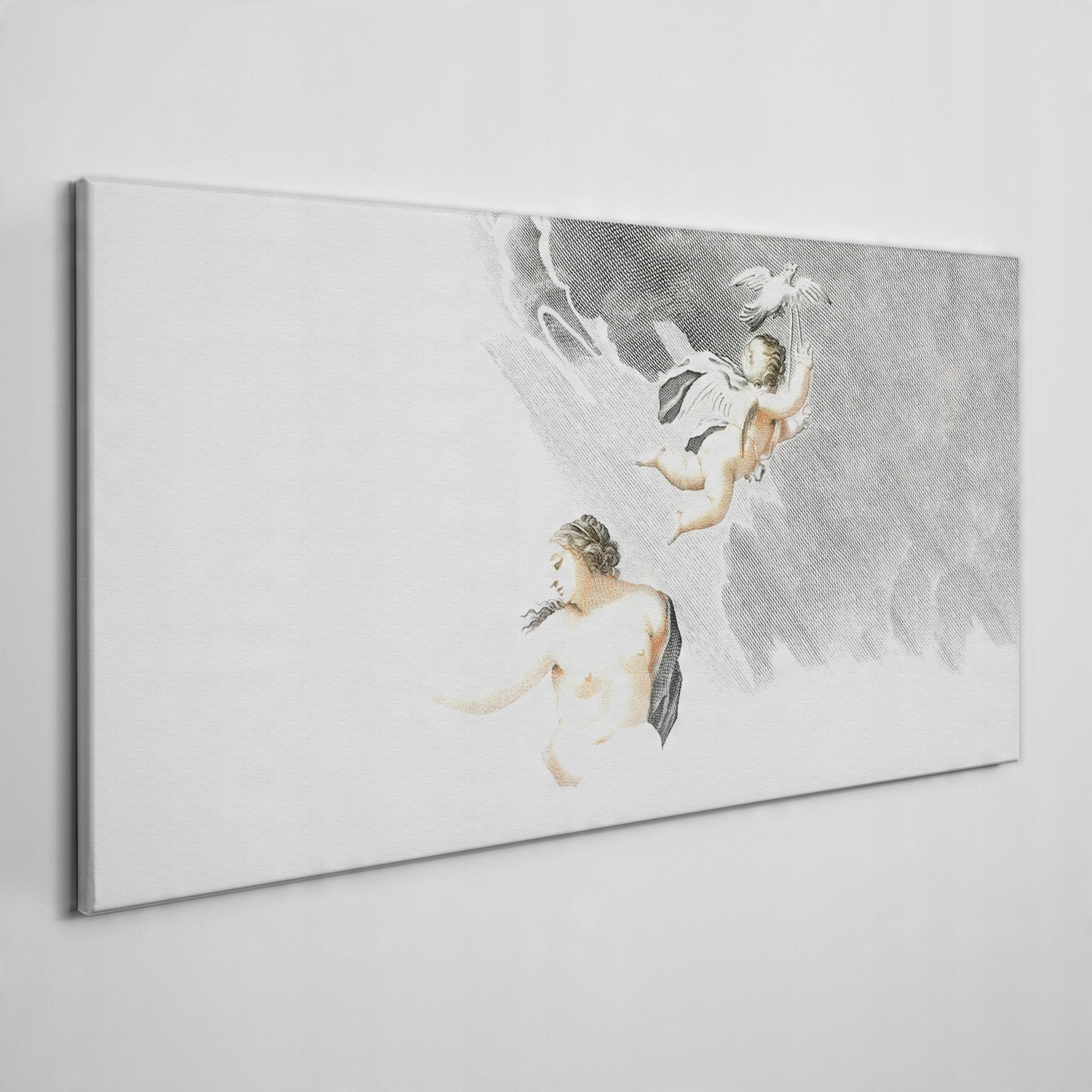 

Obraz ścienny na płótnie Anioły vintage 100x50 cm