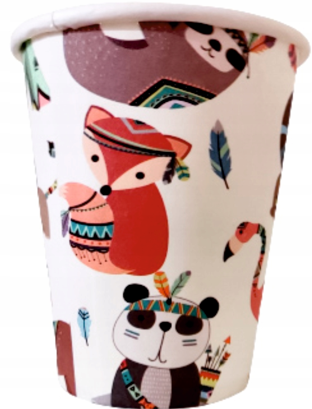 Kubeczki kubki papierowe ZWIERZĄTKA lisek urodziny 6szt przyjęcie Liczba sztuk w zestawie 6 szt.