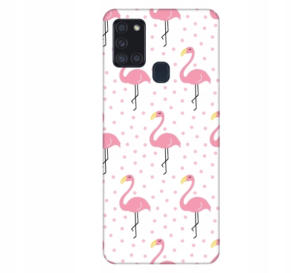 

Etui na telefon Samsung Galaxy A21s Flamingi róz