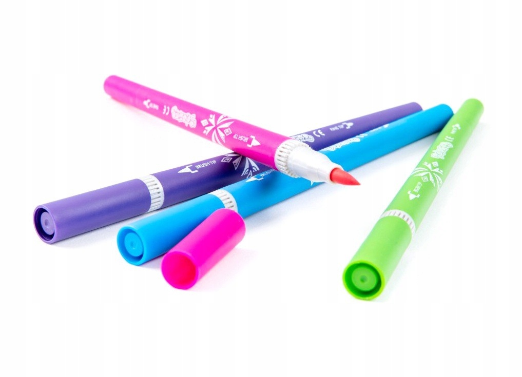 Flamastry dwustronne 10 kolorów Avengers Colorino Rodzaj flamastry