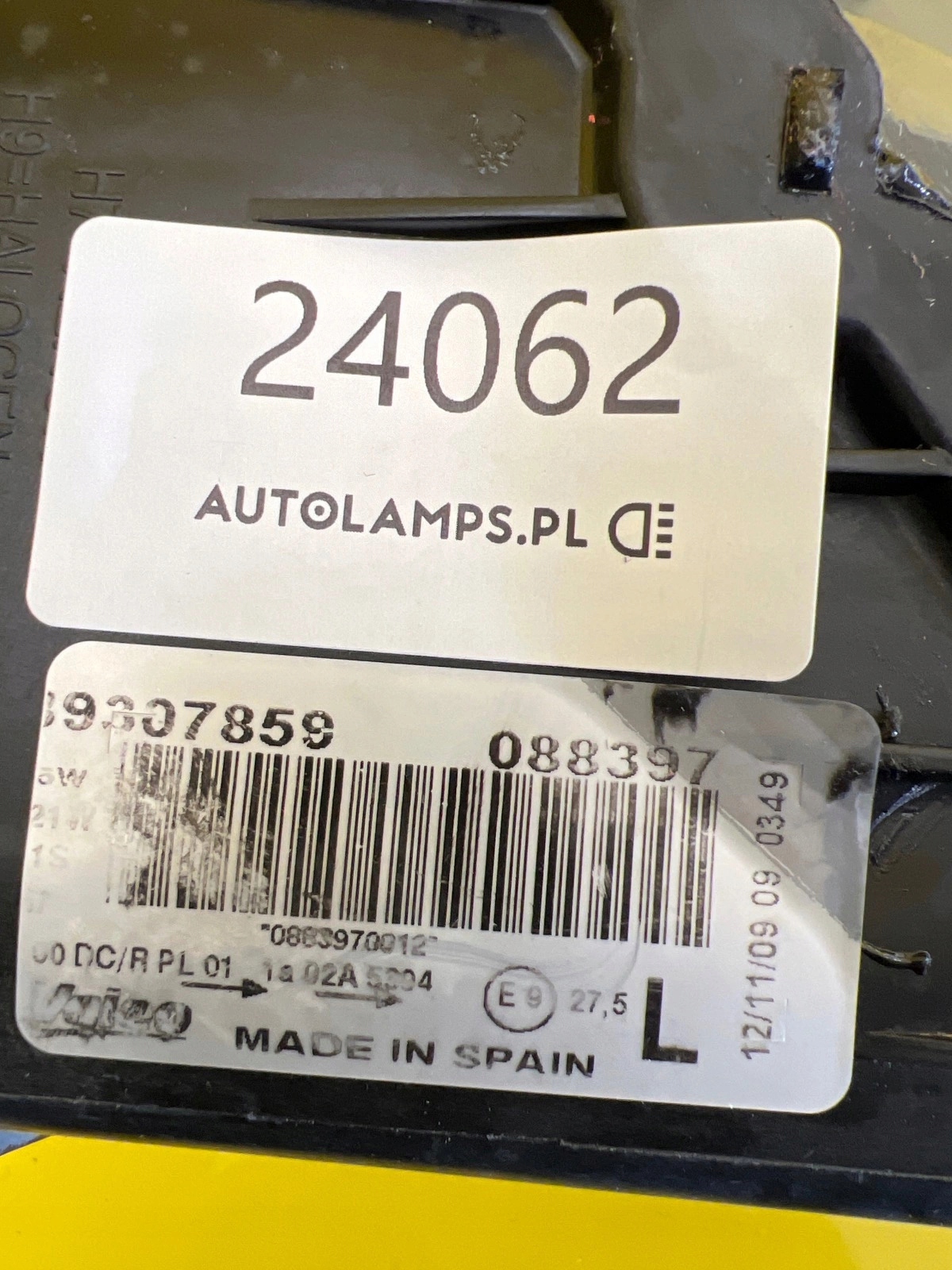 light left front VW Touareg 1 7L6 02-06 Xenon