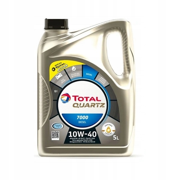 Olej silnikowy Total Quartz 7000 Diesel 10W-40, 5L