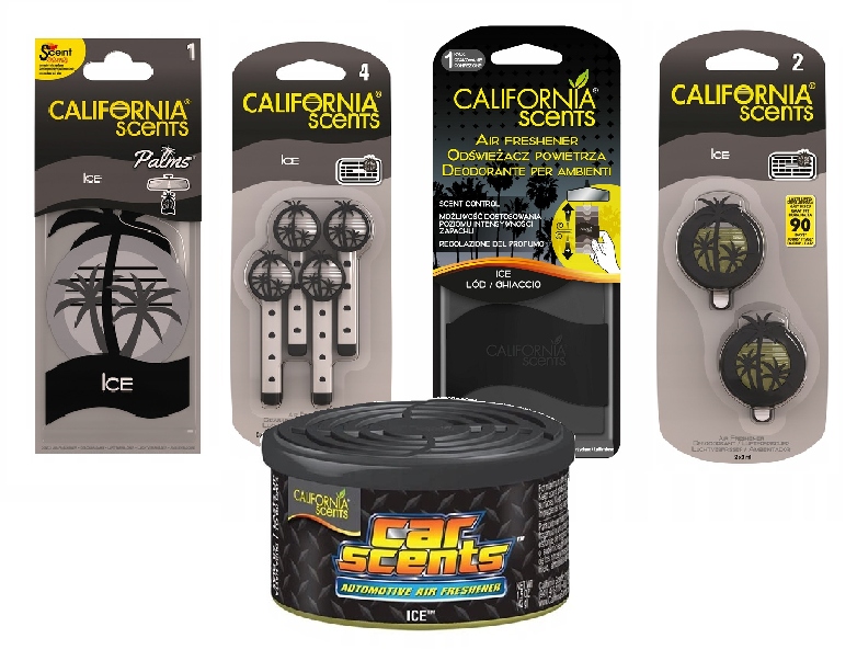 

California Car Scents Zapach Męskich Perfum Ice