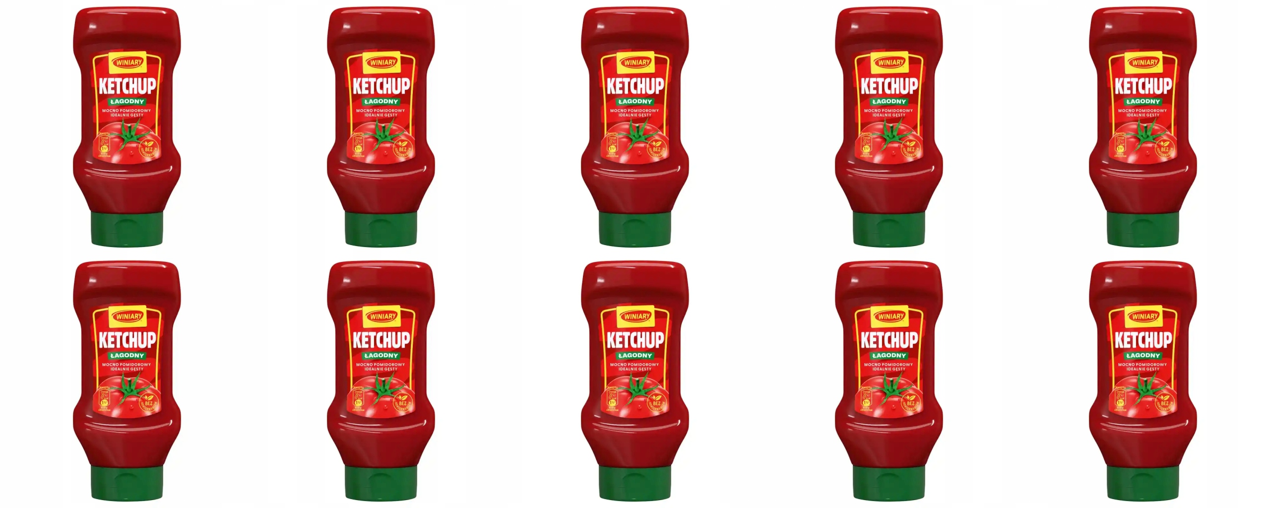 10 x 450 g Winiary Kečup Jemný Karton