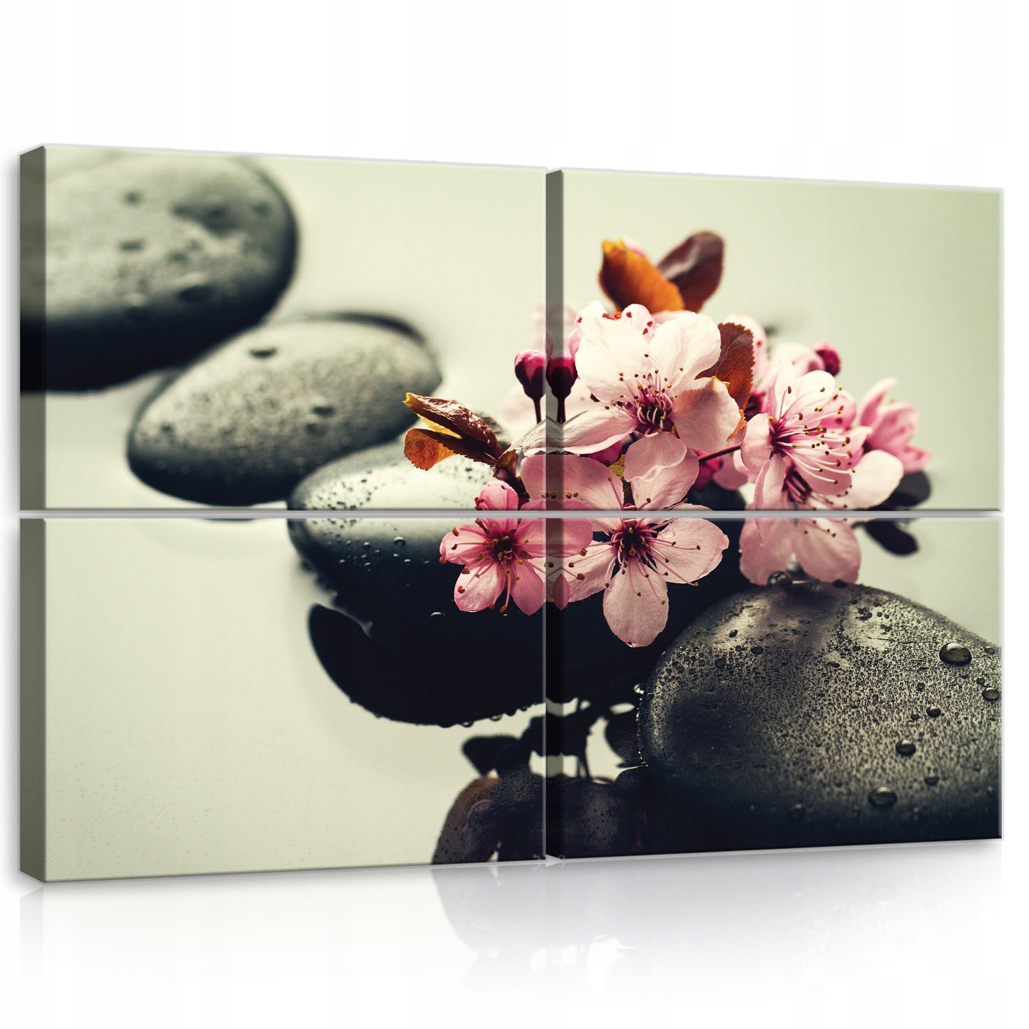 Obraz 120x80 Pokoj harmónia zen meditácia príroda kvety kamene voda