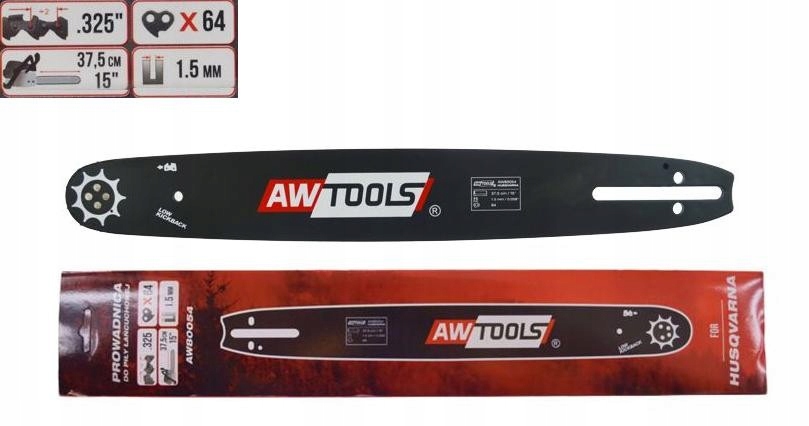 

Awtools Prowadnica Do Piły 38cm/64/325"/1,5mm