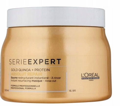 

Loreal Absolut Repair Maska Gold Złota 500 Grube