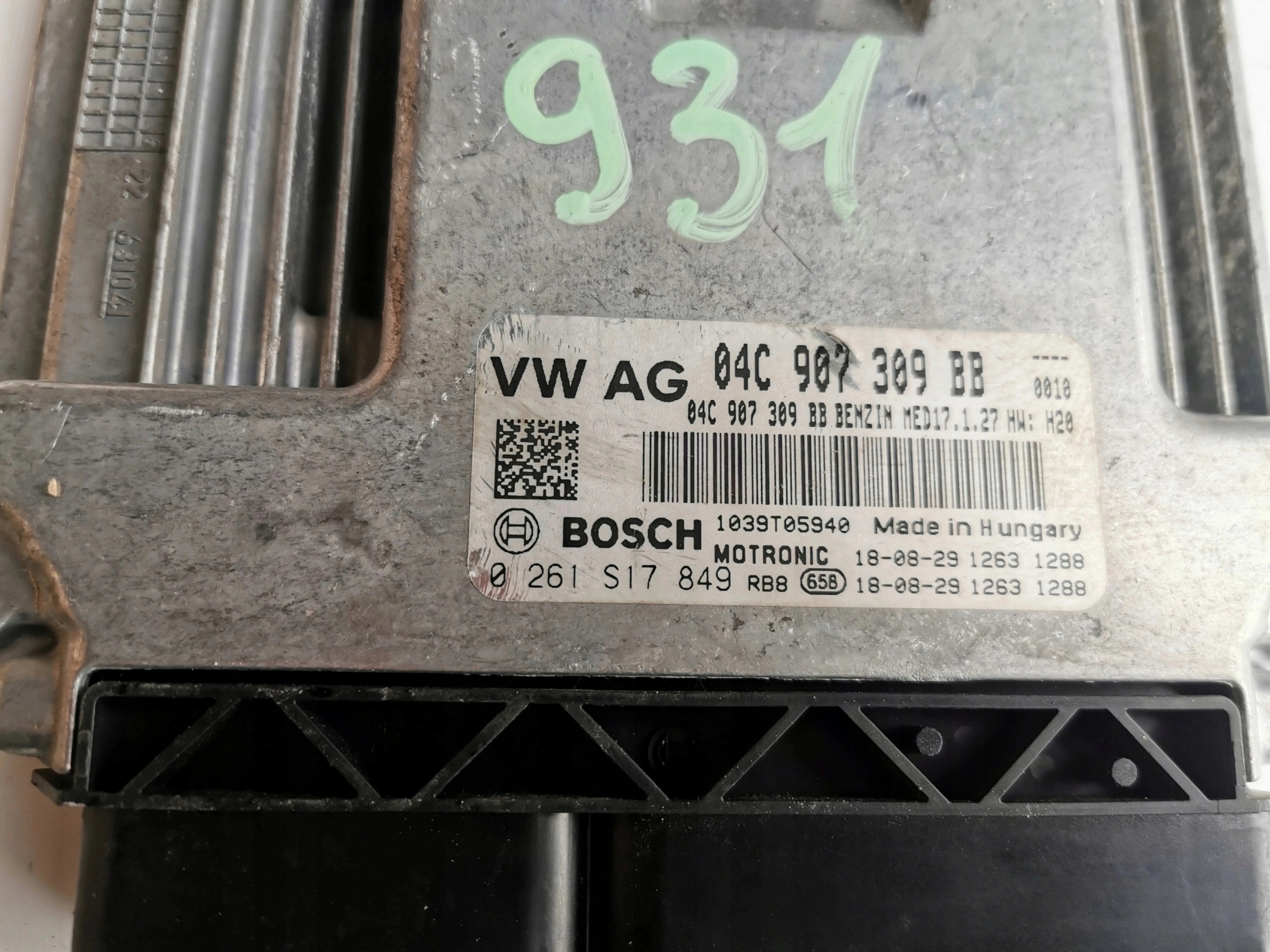 Kopia VW POLO 1.0B TSI 0261S17849 04C907309BB computer E