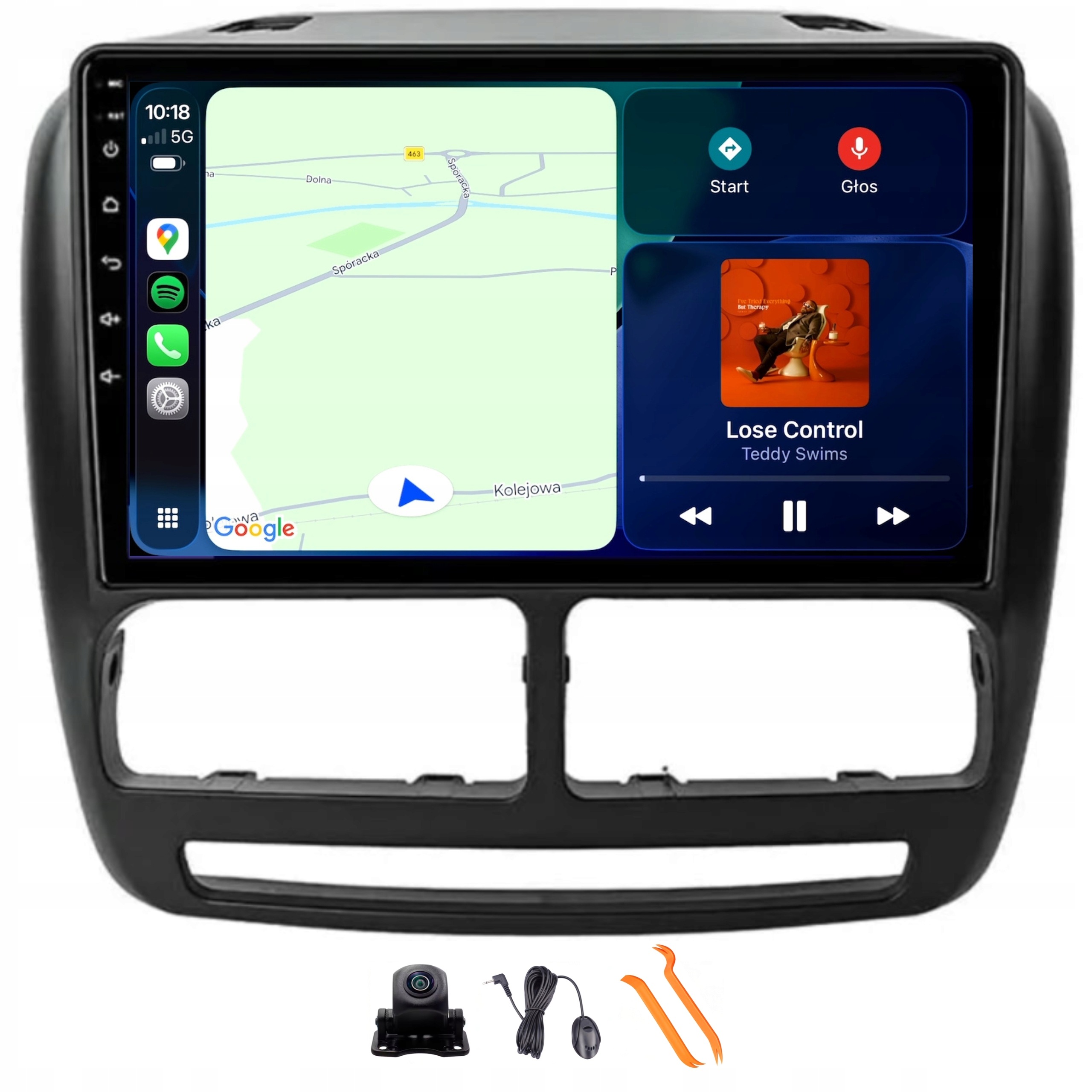 Rádio Android Navigácia Qled Carplay Lte Gps 128GB Fiat Doblo 3 263 10-15