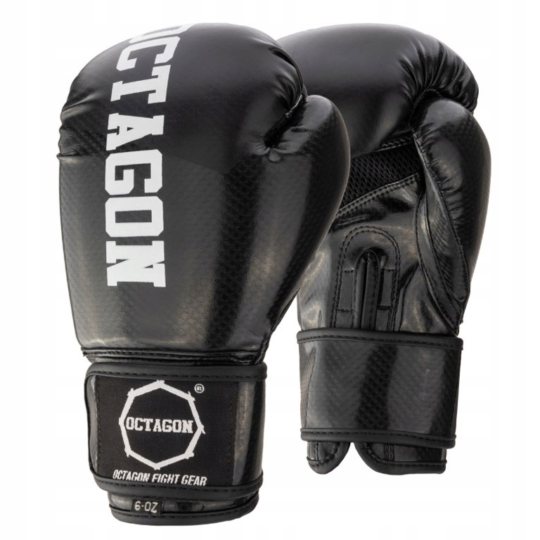 Rękawice bokserskie Octagon Carbon Black 6 oz