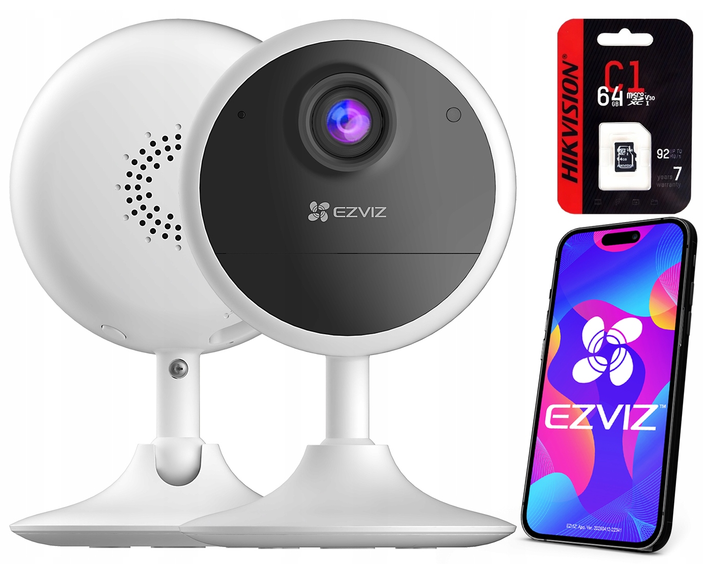 WiFi kamera Ezviz CB1 Full Hd Akumulátorová 1600 mAh karta Sd 64 Gb