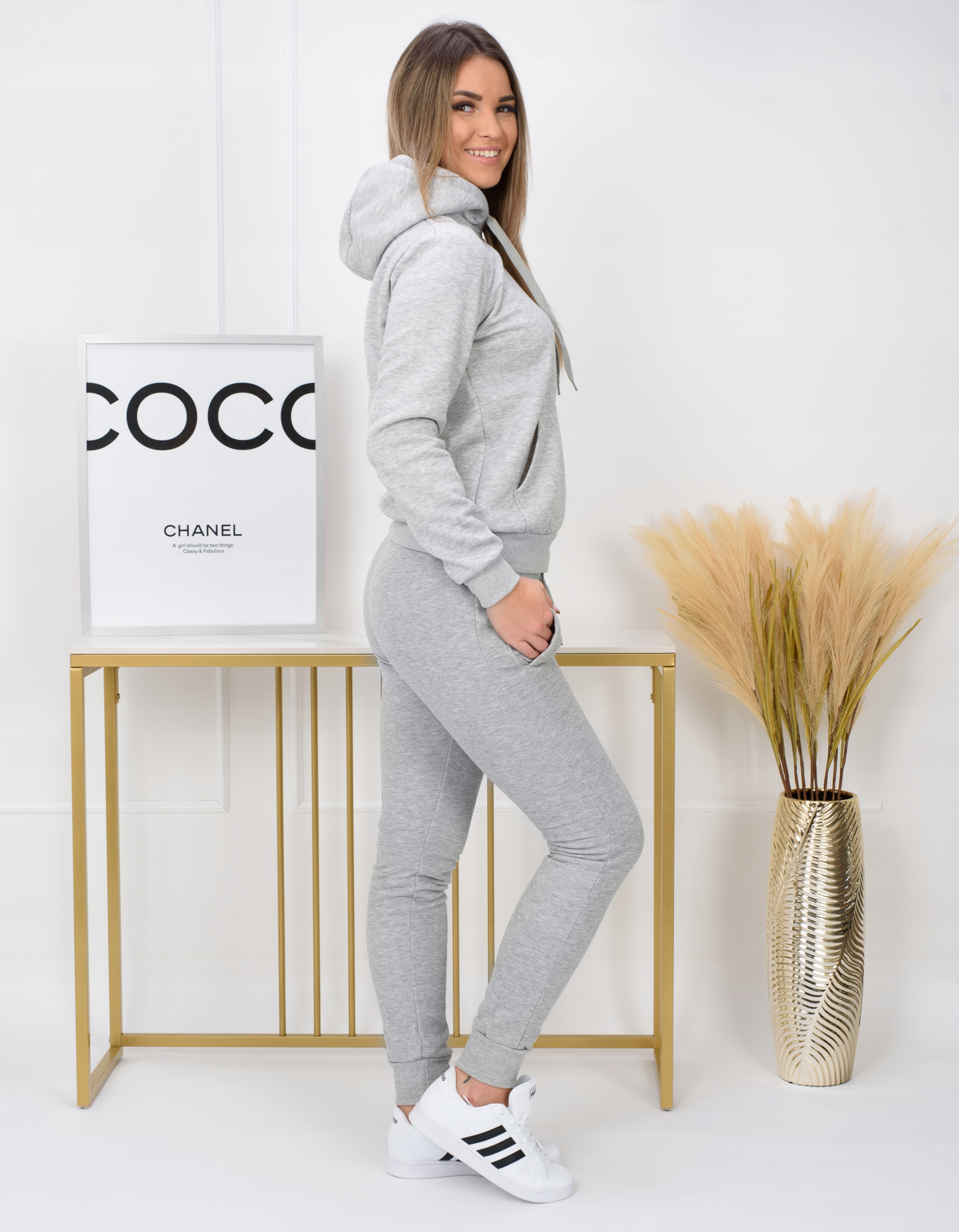 CK01 + D02 r. XL DAMSKI KOMPLET DRESOWY Materiał dominujący bawełna