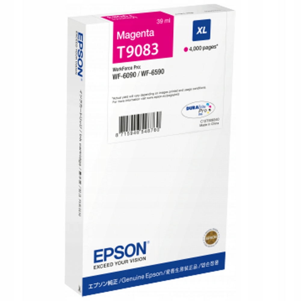 Atrament Epson T9083 červený (magenta) C13T908340