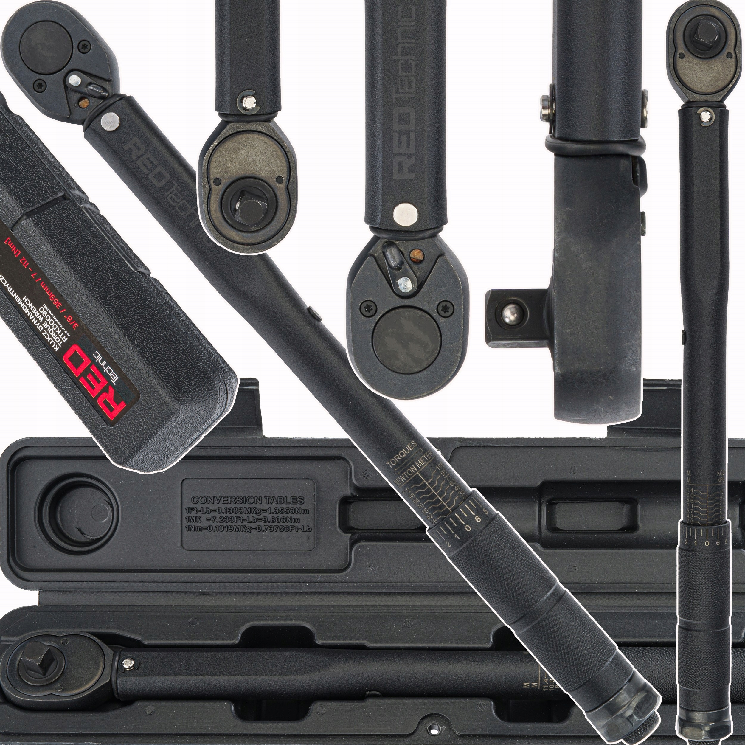 Klucz Dynamometryczny do Kół 3/8'' 7-112Nm z Blokadą Stal chrom 369mm