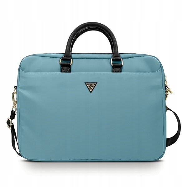 Taška Guess GUCB15NTMLLB 16" modrá/modrá Nylon Triangle Logo