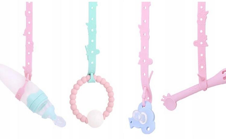 Silikonowy Pasek do Butelki Dla Dziecka Malucha Zabawki Akcesoria Dziecięce Kod producenta 11