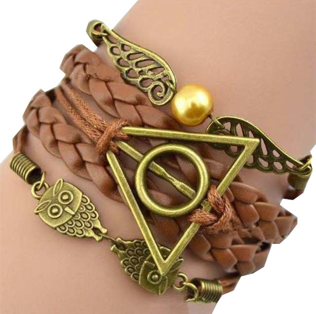 

Bransoletka Harry Potter Hedwiga Znicz Insygnia