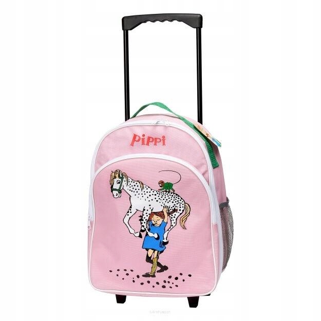 Kufr na kolečkách Pippi růžový