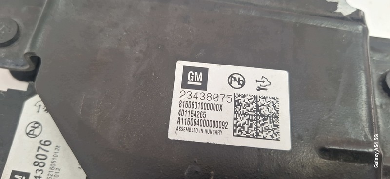 Sensor PREDKOSCI OPEL INSIGNIA 23438076