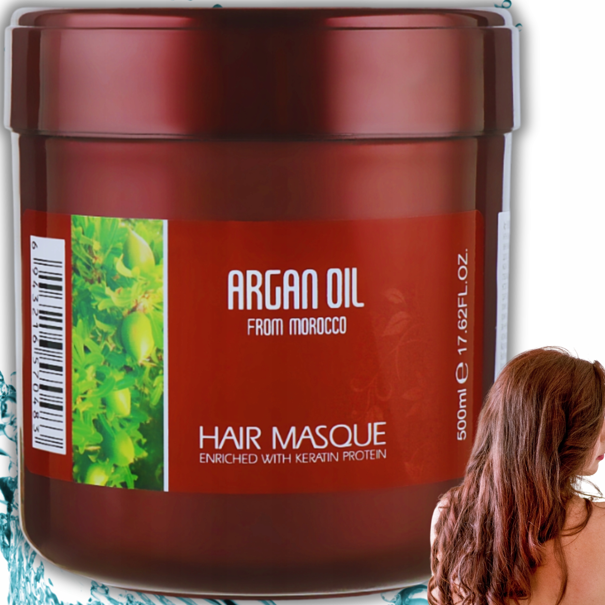 Clever Hair Cosmetics Maska na vlasy s arganovým olejem a keratinem 500 ml