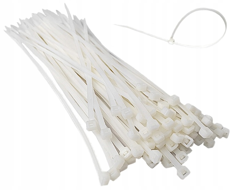 КАБЕЛЬНІ СТЯЖКИ КАБЕЛЬНІ СТЯЖКИ БІЛІ 300×7,6