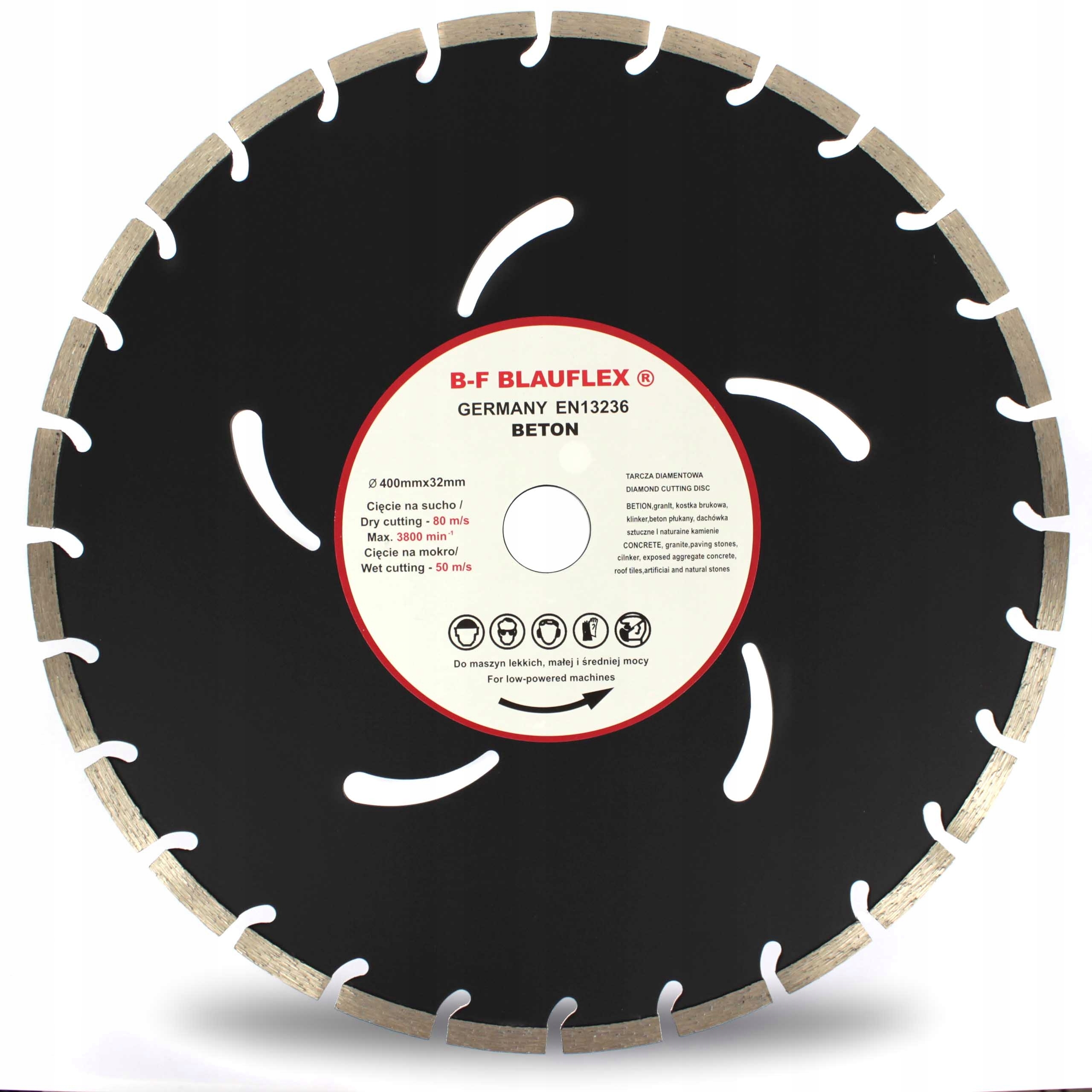 

Tarcza do Betonu 400x25,4 diamentowa segmentowa