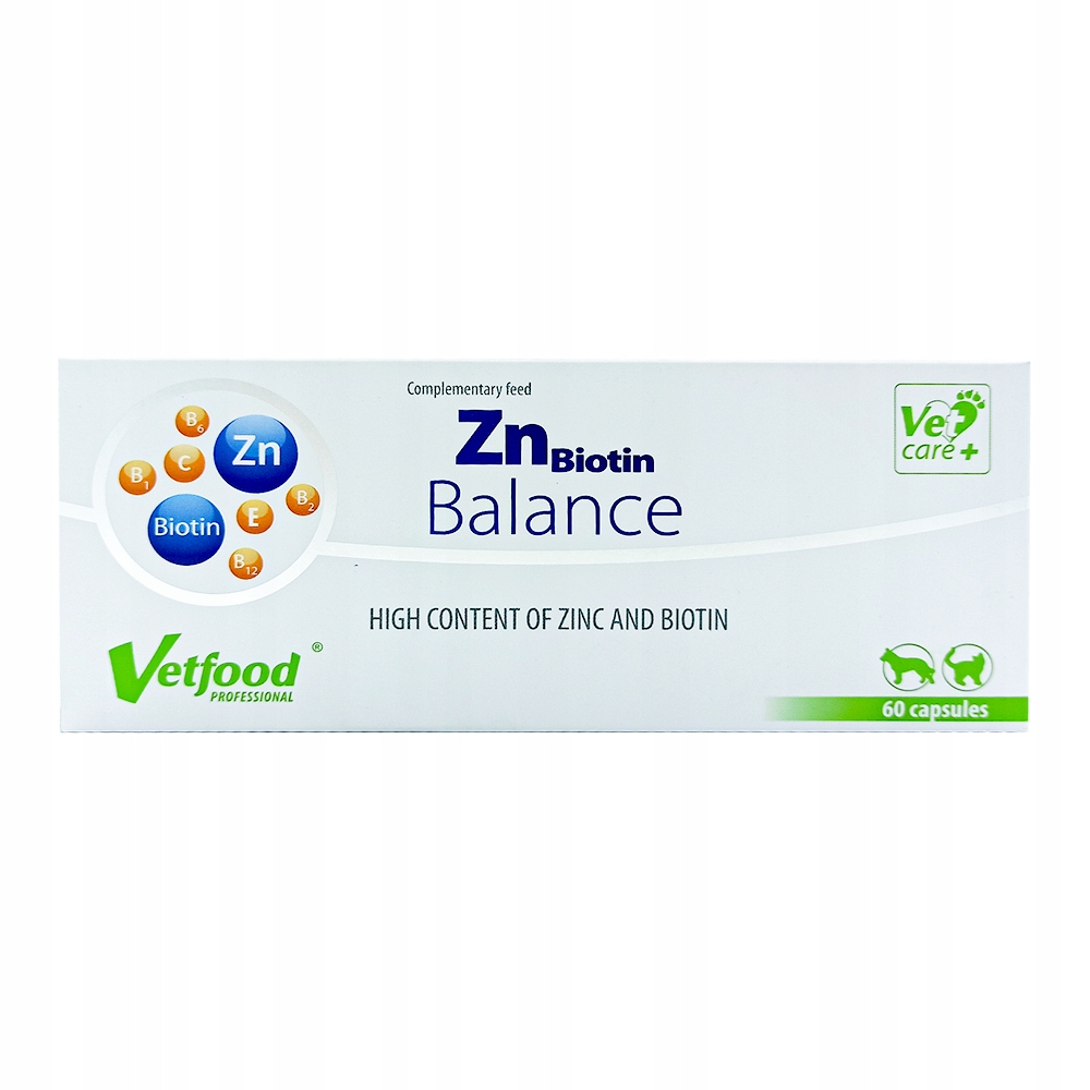 ZnBiotin podpora imunitního systému 60 kapslí Vetfood