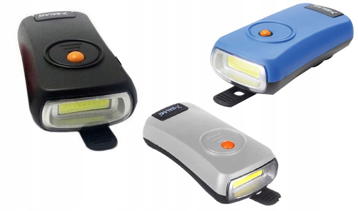 ZESTAW LAMPKA ROWEROWA LED OŚWIETLENIE PRZÓD + TYŁ