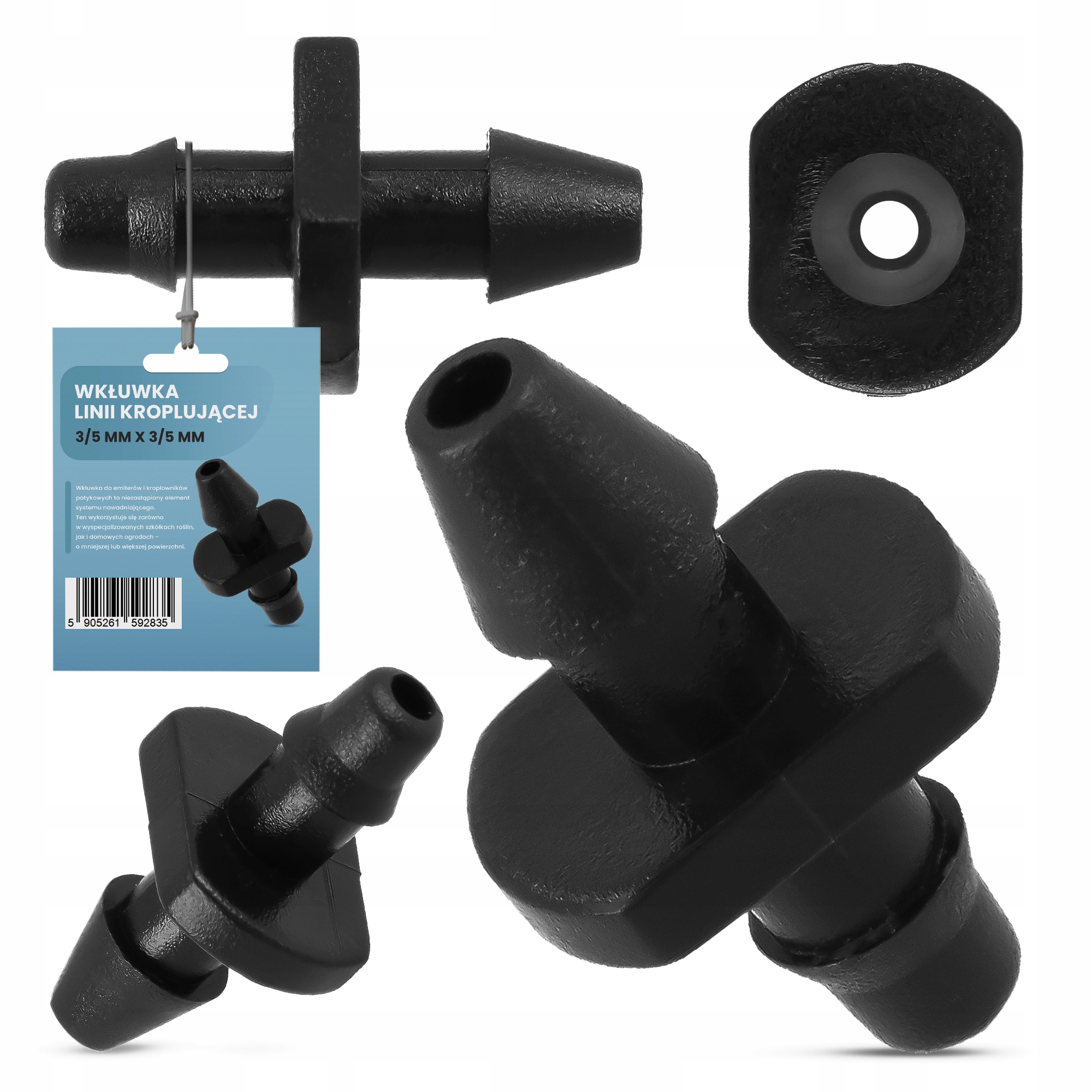 

Wkłuwka Emiter Linia Kroplująca Rury Pe 3,5/3,5mm