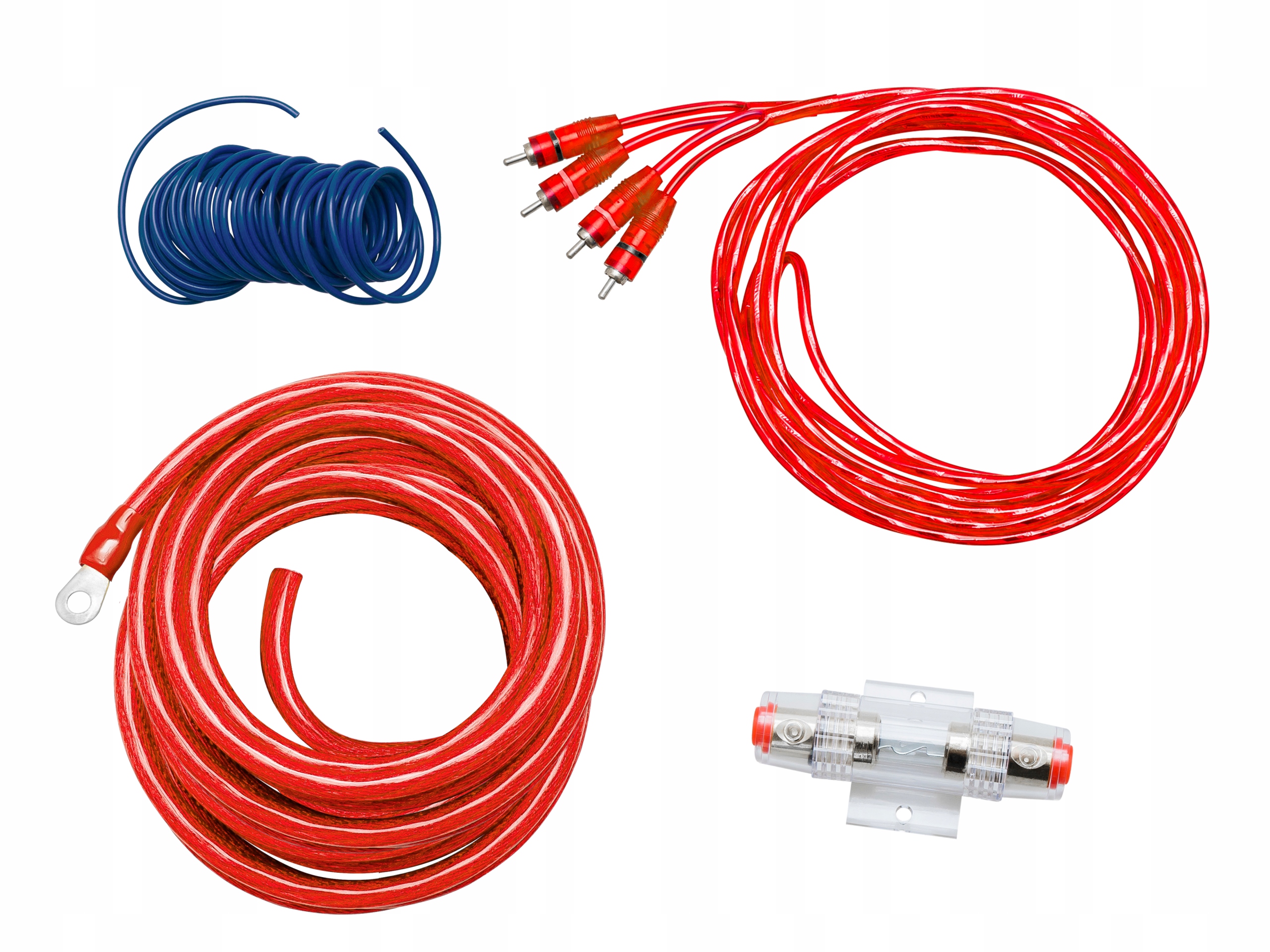 ZESTAW KABLI PRZEWODÓW AUDIO WZMACNIACZA + ŚCIĄGACZE KLUCZE NARZEDZIĄ TUBY Kod producenta 2419#