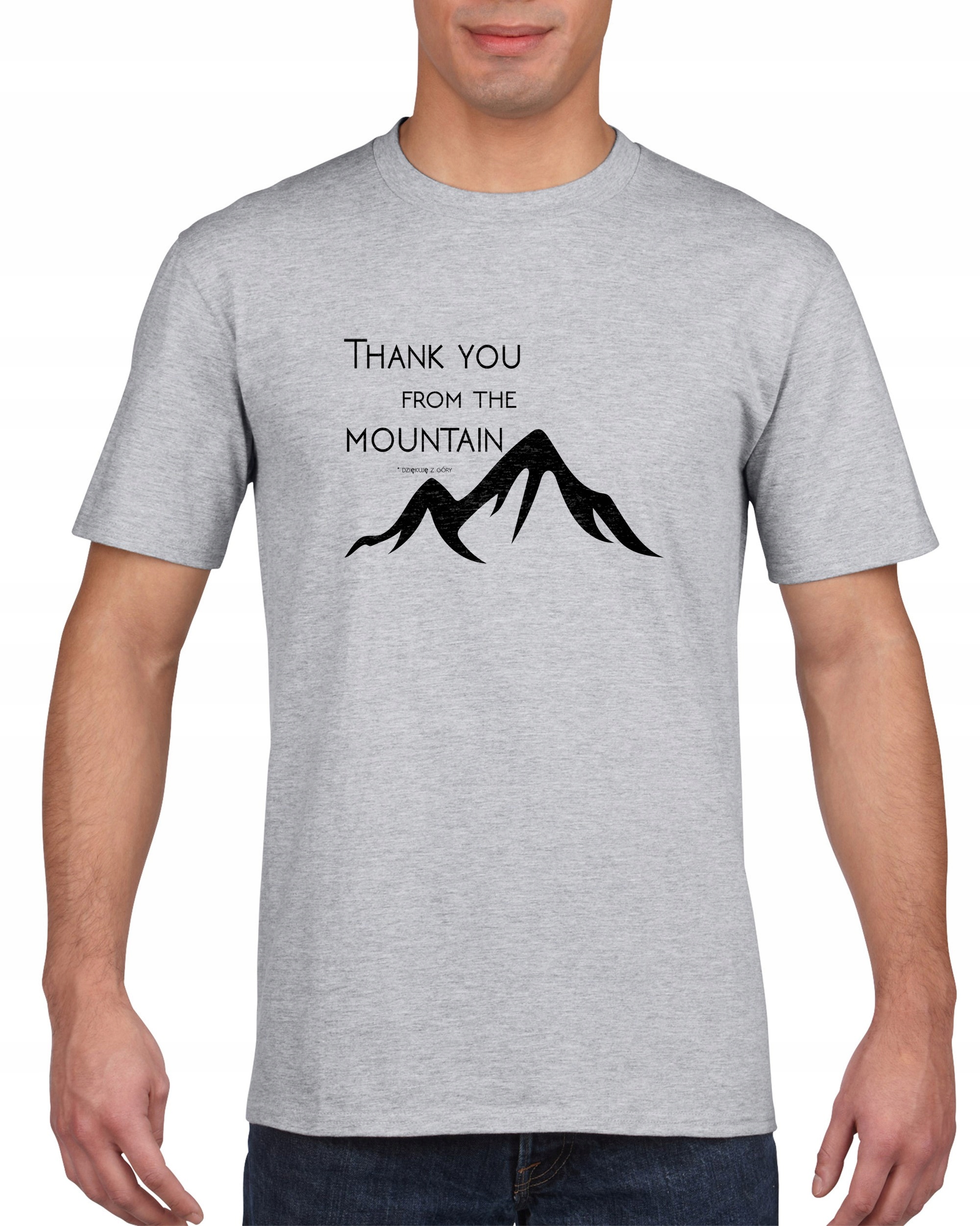 

Koszulka męska Thank You Mountain s XL