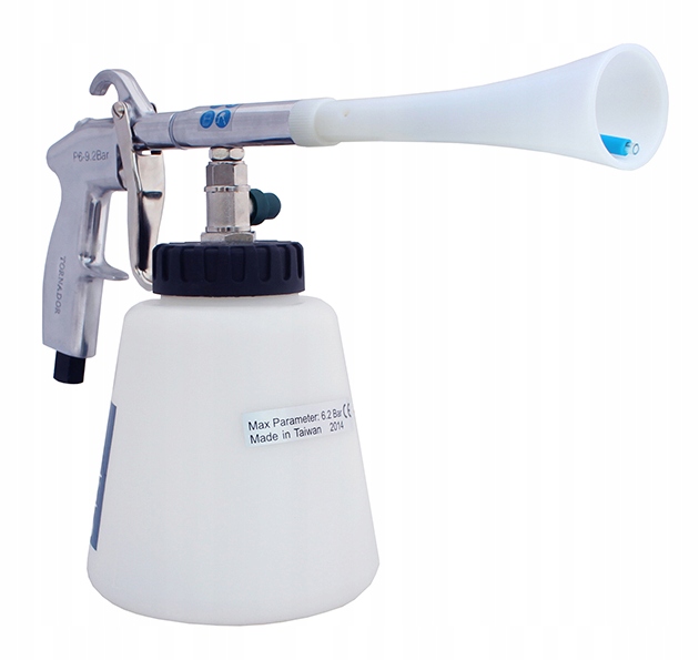 Pistolet do czyszczenia tapicerki dywanów TORNADOR Pojemność zbiornika na brudną wodę 0 l