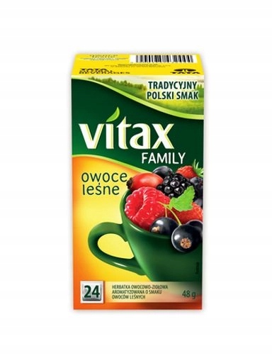 Levně 7 x Čaj Vitax Family Lesní ovoce 24 x 2 g