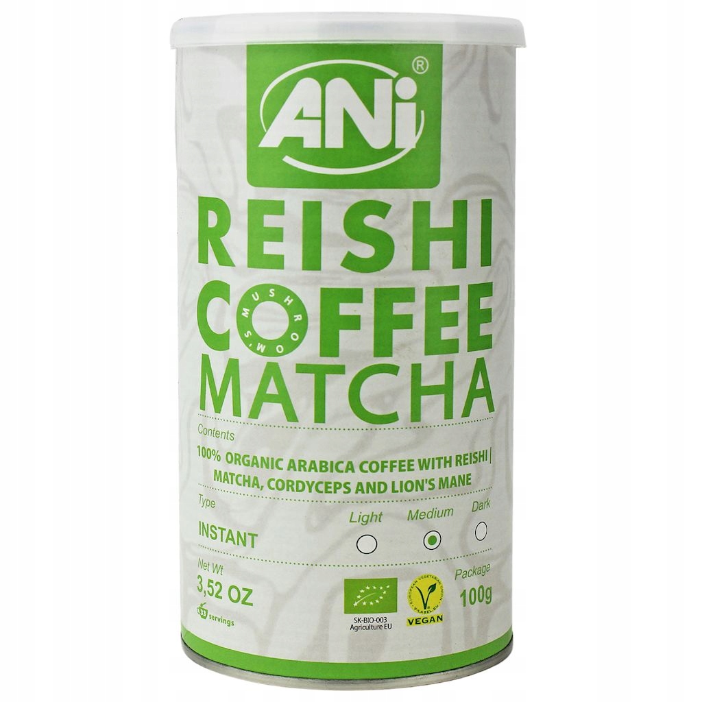 Instantní Káva "reishi Matcha" Bio 100 g Ani
