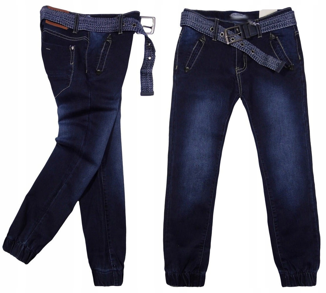 

spodnie joggery Amadeo 5151 miękki jeans 122/128