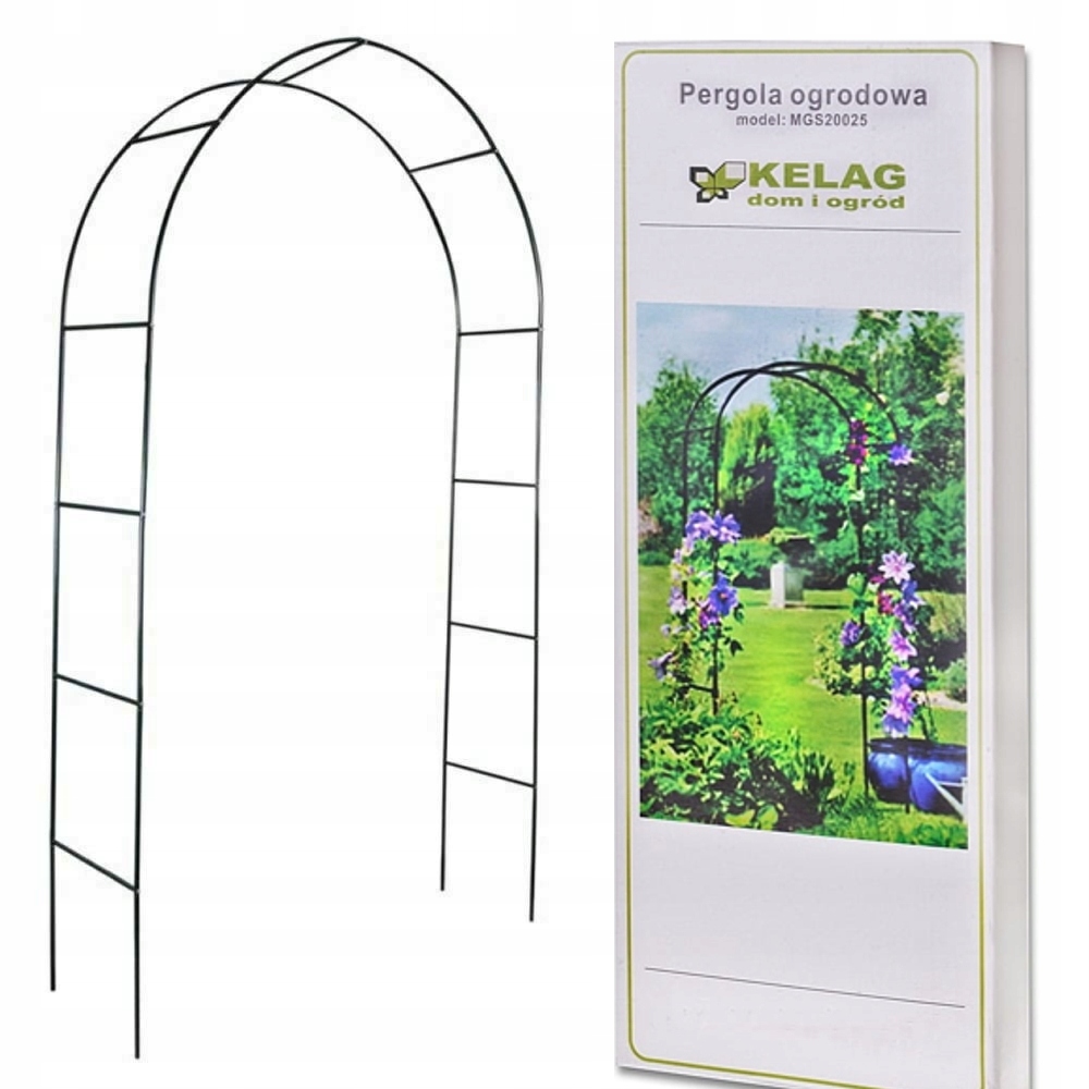 

Pergola Ogrodowa Łuk Na Róże Kwiaty 240cm Metalowa