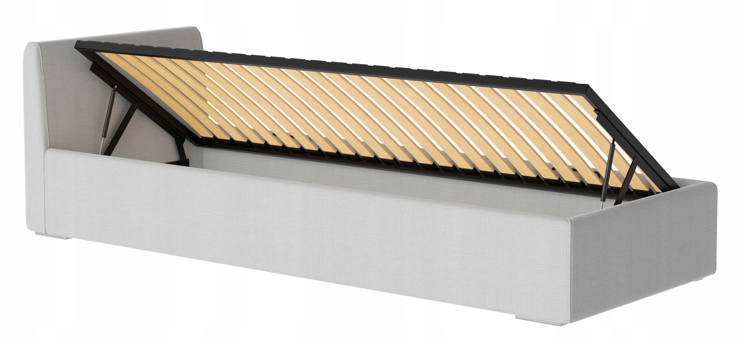 PODNOSZONY METALOWY STELAŻ POD MATERAC 80x200x24!