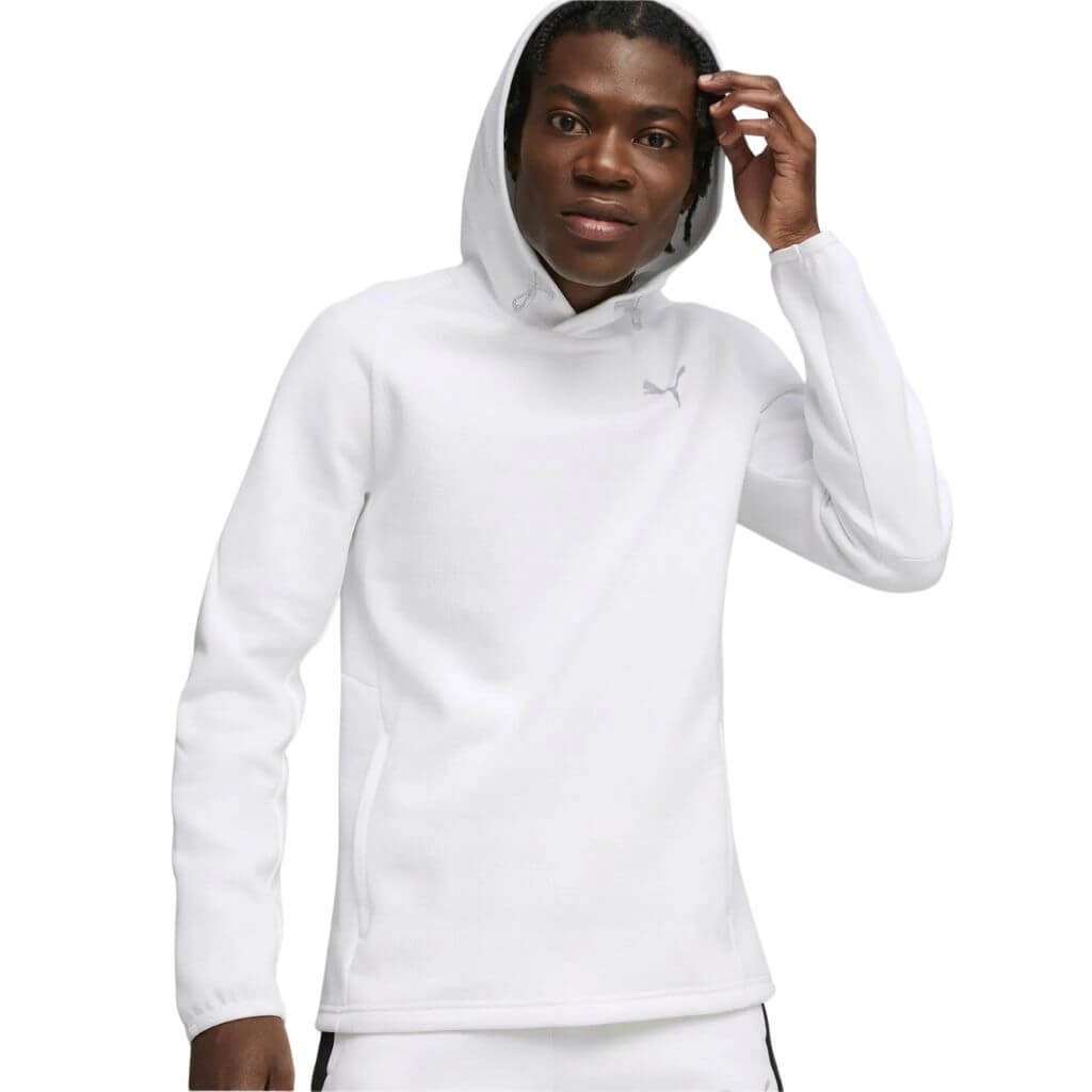 Puma Evostripe Męska bluza treningowa z kapturem termoaktywna do biegania L