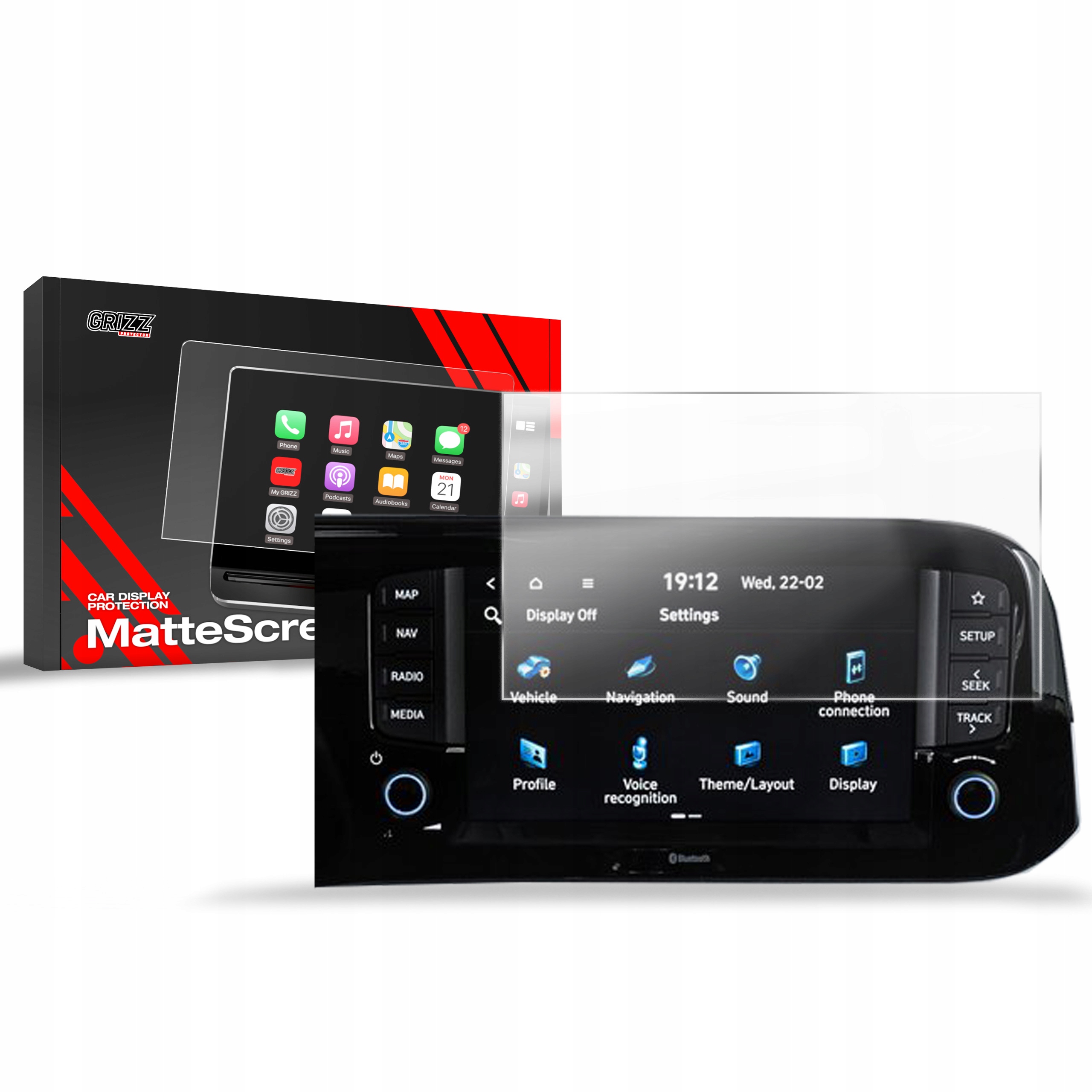 Folia Antyodciskowa do Hyundai i10 8" (2024-2025)