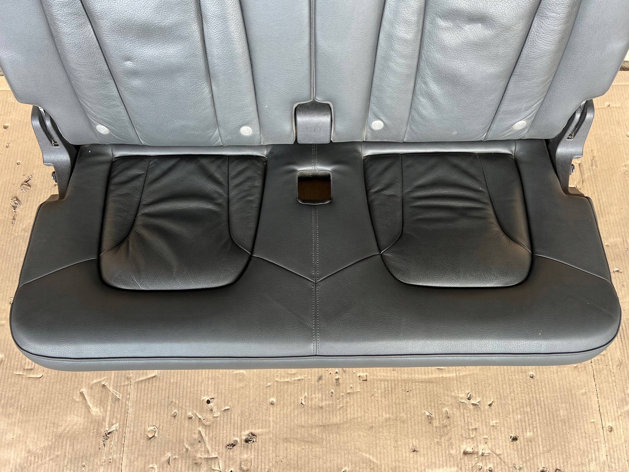 AUDI Q7 4L Sitze Sitz Sitz III 3 RZAD Leder schwarze