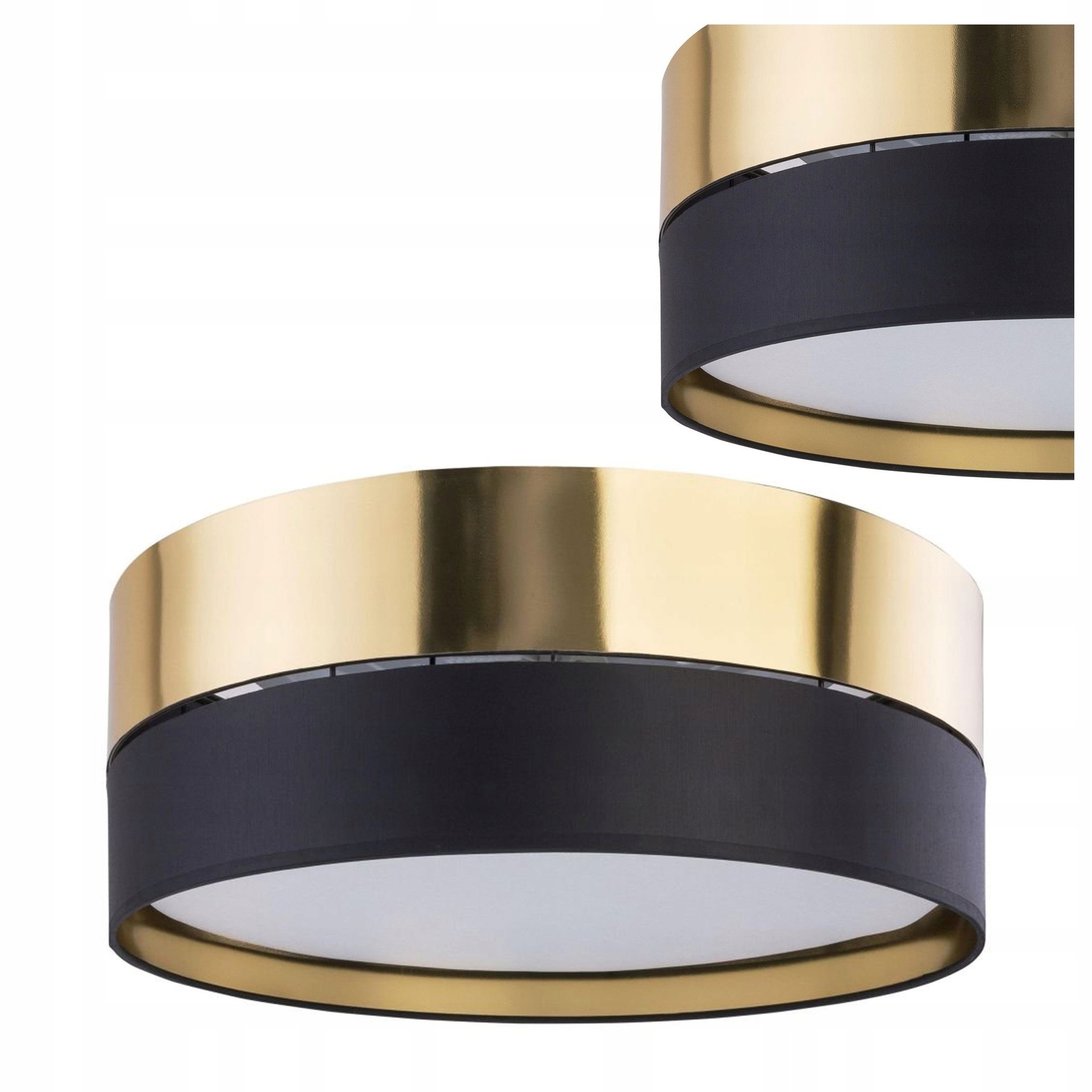 Stropná lampa čierno-zlatá 45 cm 3xE27 pre koridor Tk Lighting