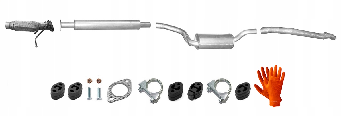 Volvo S40 2.0 TDi 96-100 kW (od roku 2003) Sedan Výfukový Systém