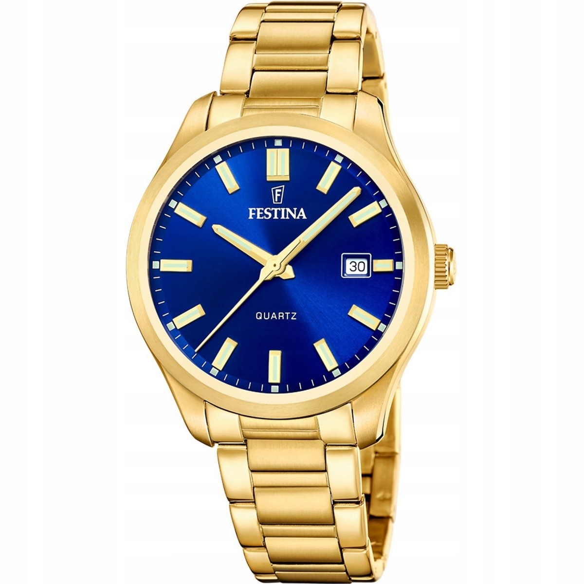 Festina Classic Pánské Hodinky na náramku s modrým ciferníkem 20740/2